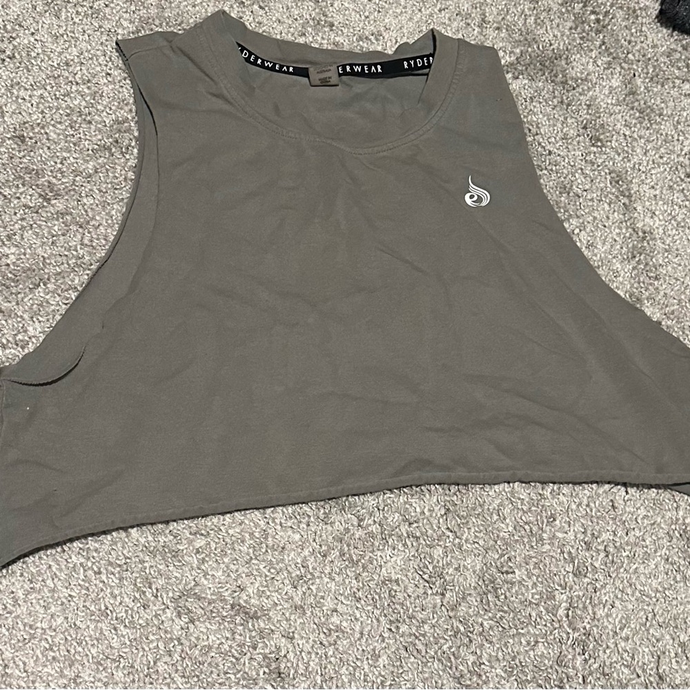 Gray Sleeveless Women's Top